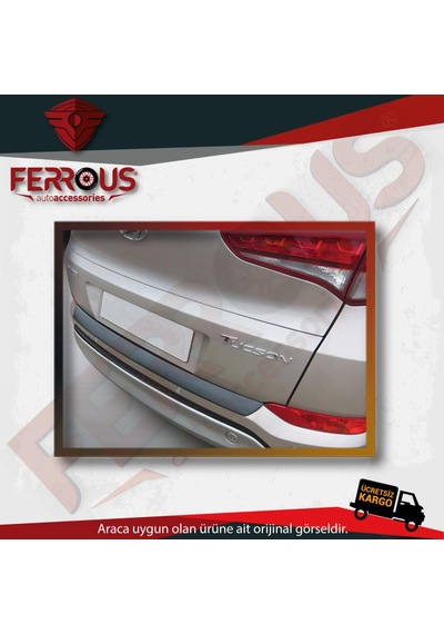 Hyundai Tucson Arka Tampon Üstü Koruyucu 2015 2018 Modelleri N11.8702
