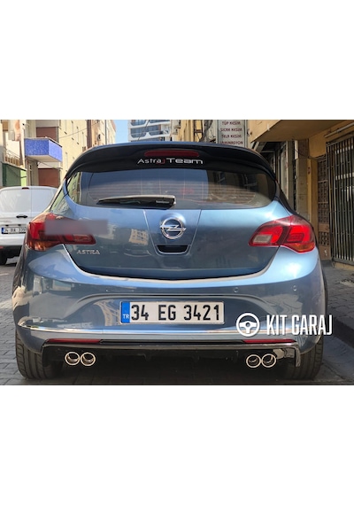 Kit Garaj Opel Astra J Hb Makyajlı Rieger Difüzör Plastik Boyalı