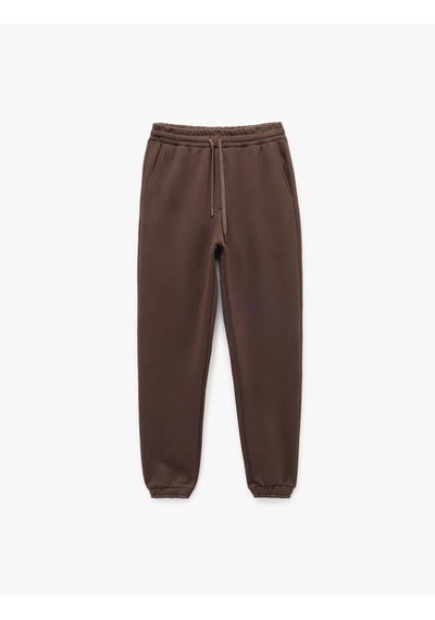 Koton Beli Bağcıklı Şardonlu Cep Detaylı Jogger Eşofman Altı Kahverengi 6wam40013mk Kahve Koton Beli Bağcıklı Şardonlu Cep Detaylı Jogger Eşofman Altı Kahverengi 6wam40013mk Kahve