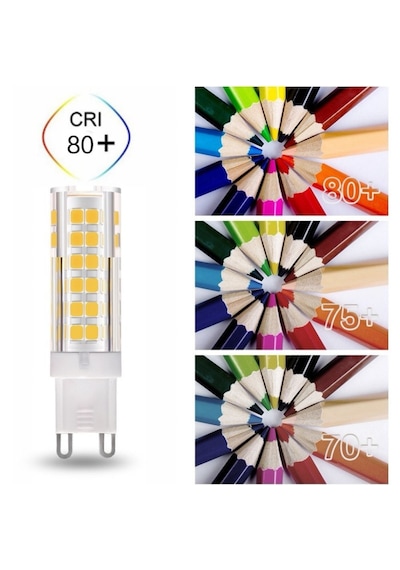 2 Adet G9 Led Ampül 75 Led,li 7 Watt Sarı Işık
