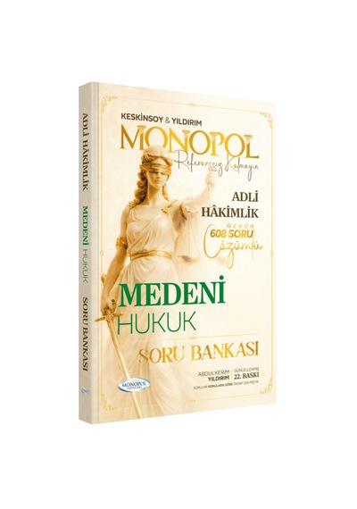 Hakimlik Medeni Hukuk Soru Bankası 22. Baskı Monopol Yayınları