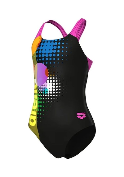 Arena Girls Swimsuit Dots Swim Pro Back Black Multicolor Shocking Pink Kız Çocuk Yüzücü Mayosu 010745559 Çok Renkli Arena Girls Swimsuit Dots Swim Pro Back Black Multicolor Shocking Pink Kız Çocuk Yüzücü Mayosu 010745559 Çok Renkli