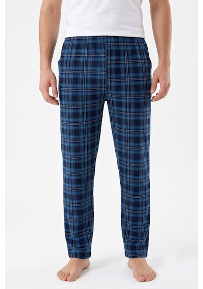 İki Yıldız Erkek Tek Penye Pijama Alt Bgl-st05658 İndigo