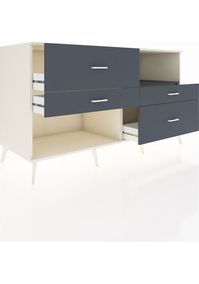 Kronos Konsol Tek Raflı 4 Çekmeceli 176x59x99 Aytaşı-antrasit Aytaşı-antrasit Kronos Konsol Tek Raflı 4 Çekmeceli 176x59x99 Aytaşı-antrasit Aytaşı-antrasit
