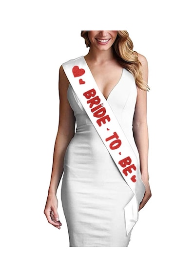 Bride To Be Kuşak. 160 Cm x 6 Cm - Kırmızı