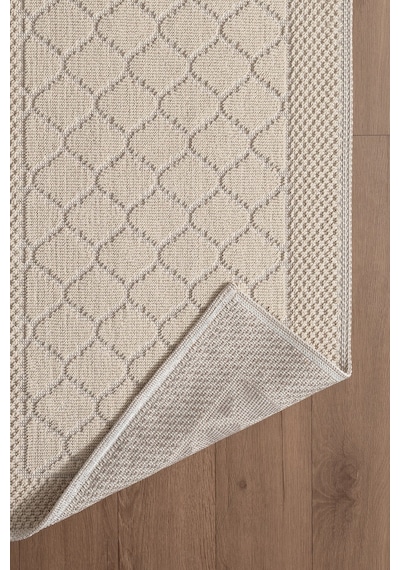 Sakura Sk017a Doğal Pamuk 2'li Banyo Paspas Seti 60x100 60x50cm Kaymaz Taban Makinada Yıkanabilir Kemik