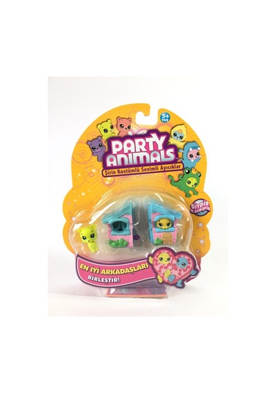 Party Animals 3'lü Figür Set - 60725