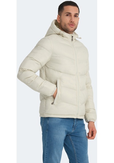 Slazenger WORLD Erkek Mont &amp; Kaban Beyaz