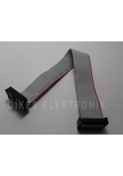 16'Lı Idc Flat Kablo P10 Led Panel Data Kablosu 20 Cm