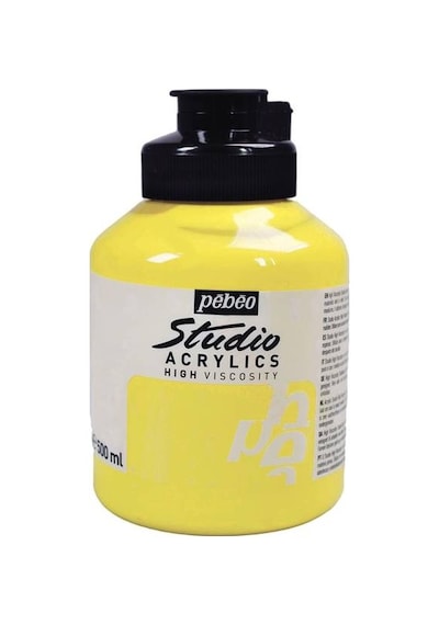 Pebeo Studio Akrilik Boya 500Ml No 22 Lemon Cadmium Yellow