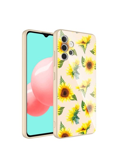 Galaxy A32 4g Kılıf Kamera Korumalı Desenli Sert Silikon Zore Epoksi Kapak NO2
