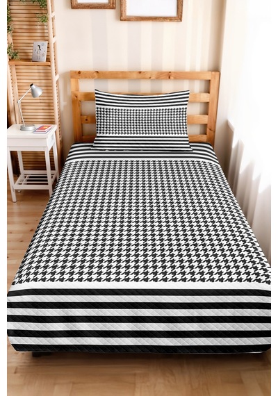Siyah Kazayağı Geometrik Genç Odası Tek Kişilik Pike Takımı - Modern Çizgili 160x220 Cm Yatak Örtüsü Kırçıllı Misk Fısıltısı Siyah Kazayağı Geometrik Genç Odası Tek Kişilik Pike Takımı - Modern Çizgili 160x220 Cm Yatak Örtüsü Kırçıllı Misk Fısıltısı