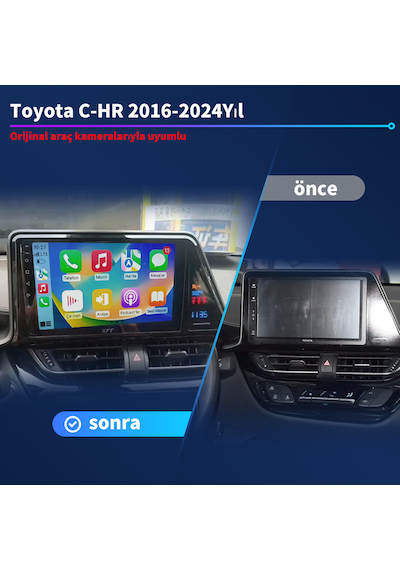 Toyota C-hr 2016-2024 Yıl Multimedya 4-64 Gb Navigasyon