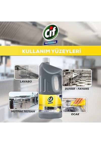 Professional Çok Amaçlı Krem Temizleyici 1,9 Lt 3adet 3'lü Set