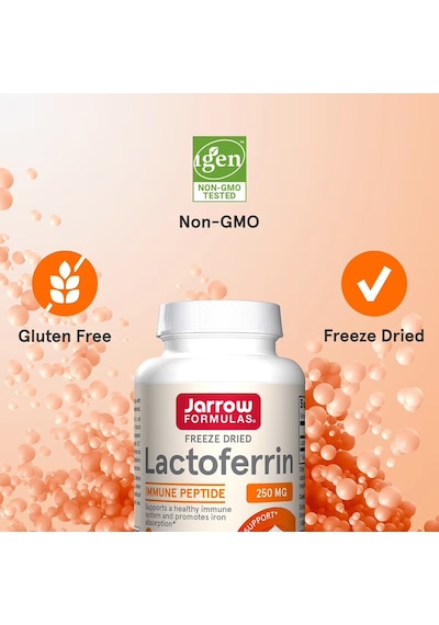 Lactoferrin 250 Mg 60 Capsules - Non Gmo - Gluten Free
