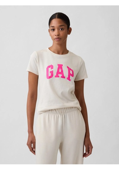 V-gap Ss Clsc Tee Krem