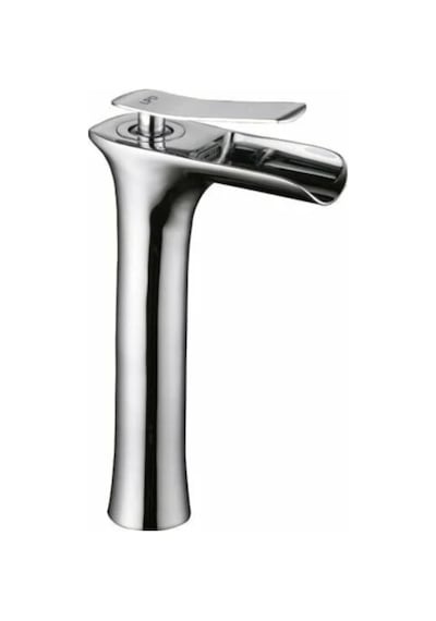 Krom Yüksek Çanak Şelale Akışlı Mutfak & Lavabo Bataryası