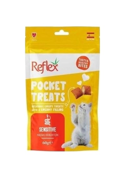 Ayrex Reflex Pocket Treats Sensitive Hassas Kedi Ödül Maması 60 Gr Tekli Paket