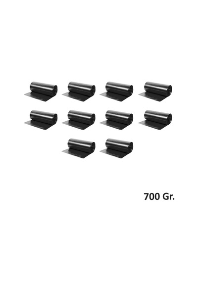 Endüstriyel Jumbo Boy Siyah Çöp Torbası Poşeti - 700 Gr. - 90 Litre - 80 X 110 Cm / 10 Adetlik 10 Rulo 53302876