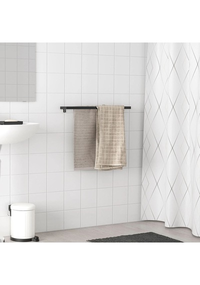Ikea Skogsvıken Havluluk 60 X 10 Cm Siyah