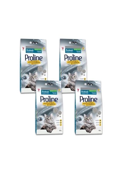Proline Aktif Karbon Kedi Kumu 10 Lt X 4 Adet
