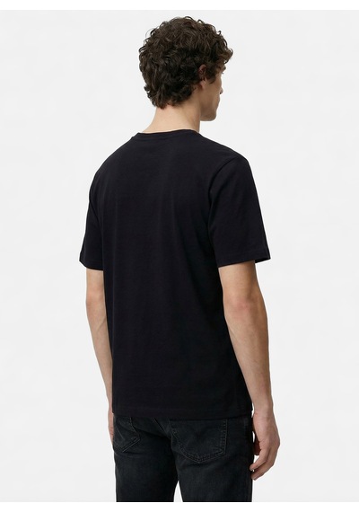 Jack & Jones Siyah Erkek %100 Pamuk T-shirt 12306235 Jorclub Tee Ss Crew Trss26