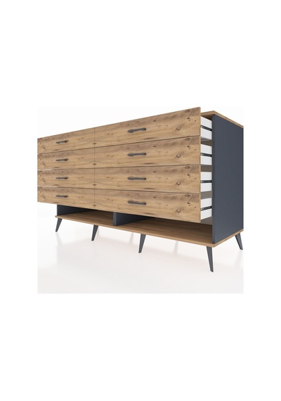 Kronos Konsol 8 Çekmeceli 176x59x99 Antrasit-çam Atlas Çam/atlas Çam - Antrasıt Kronos Konsol 8 Çekmeceli 176x59x99 Antrasit-çam Atlas Çam/atlas Çam - Antrasıt