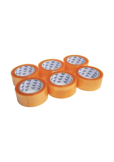 Klas Rocktape 45mm X 100 Metre Hotmelt Şeffaf Koli Ambalaj Paketleme Bandı - 6 Adet