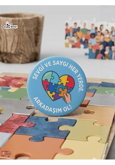 Akran Zorbalığı Farkındalık Rozeti 15'li Set Okul Rozeti Çocuk Yaka Rozeti Çok Renkli