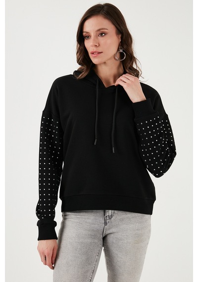 Fashion Friends Bayan Sweat 24k0390k1 Siyah Siyah