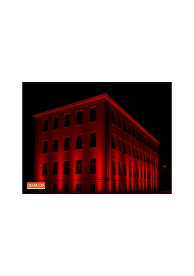 20cm 6w Led Wallwasher Kırmızı Dış Cephe, Minare, Bahçe Aydınlatma Iç-dış Kullanım Ip65 Diğer