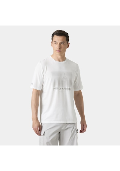 Helly Hansen Hp Race Graphic Erkek T-shirt-32460 Beyaz