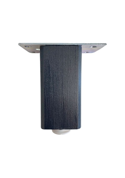 Kale 23cm Ayarlı Ahşap Ayak Mobilya Masa Ve Dolap Ayağı 23cm Antrasit Kayın/gürgen Ağacı