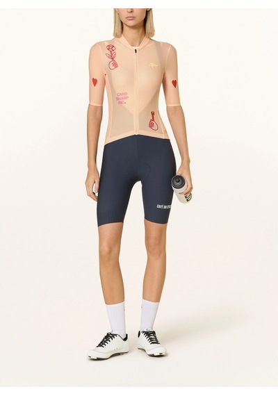 Cafe Du Cycliste Kadın Radtrikot Angelına Performance Fit T-shirt Turuncu Xl