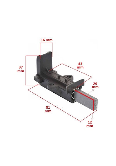 Altus Uyumlu Al161 Çamaşır Makinesi Motor Kömürü (5X12.5X32) 2Li - 551842192