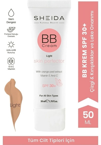 Sheida BB Cream SPF30 Light