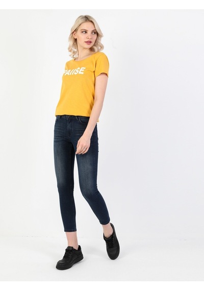 Colin's 759 Lara Orta Bel Dar Paça Super Slim Fit Koyu Mavi Kadın Jean Pantolon CL1048711_Q1.V1_DN40902 Koyu Mavi Colin's 759 Lara Orta Bel Dar Paça Super Slim Fit Koyu Mavi Kadın Jean Pantolon CL1048711_Q1.V1_DN40902 Koyu Mavi