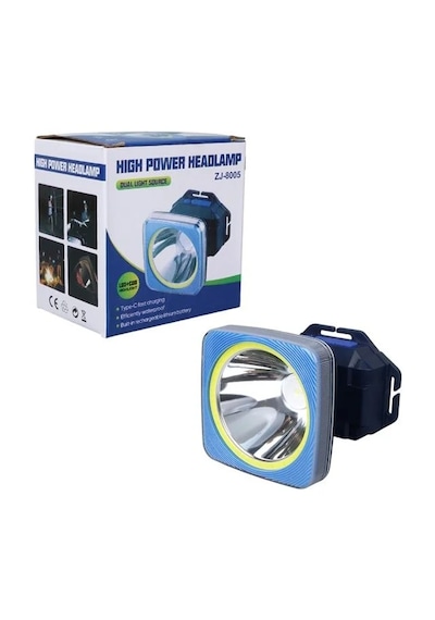 Powermaster Pm-25452 Cob + Power Led 5 Aydınlatma Modlu Küçük Boy Kafa Feneri