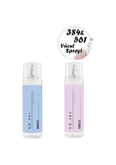 Vücut Spreyi Seti Kadın No 384 - Erkek No 561 210 Ml + 210 Ml