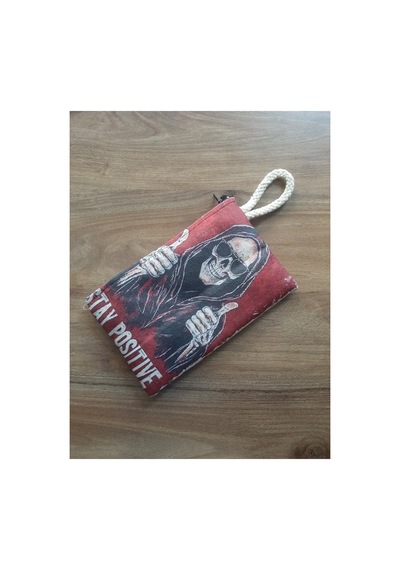 Owl Bag Stay Positive Desenli Tasarım Cüzdan Kalemlik Çanta Düzenleyici Diğer