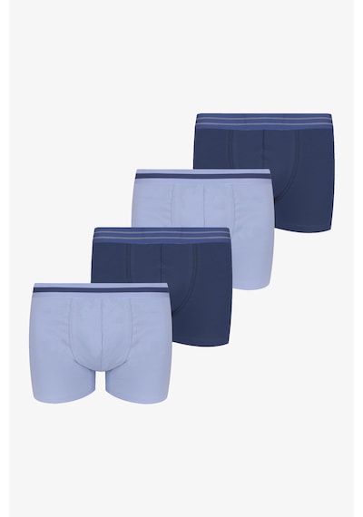 Koza İç Giyim Erkek 4'lü Pamuklu Likralı Boxer Ko9003bx.04 İndigo