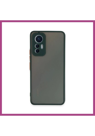 Gees Global Mi 12 Lite Kılıf Montreal Silikon Kapak - Yeşil Gbzs