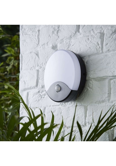 Cata 20 W Sensörlü Palermo Led Duvar Armatürü - Sarı Işık 4000k - Siyah Kasa - Ct-7092 Siyah