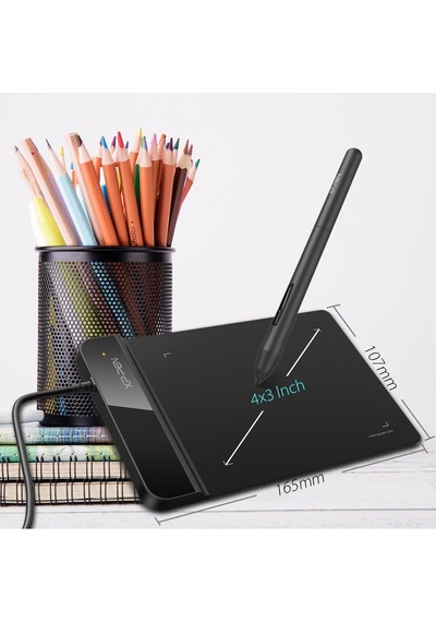 Xp-pen G430s - Grafik Tablet, Pasif Kapasitif Kalem 8192 Seviyeler, Boyutu 4 X 3 İnç, Osu Çizim İmza Oynamak İçin