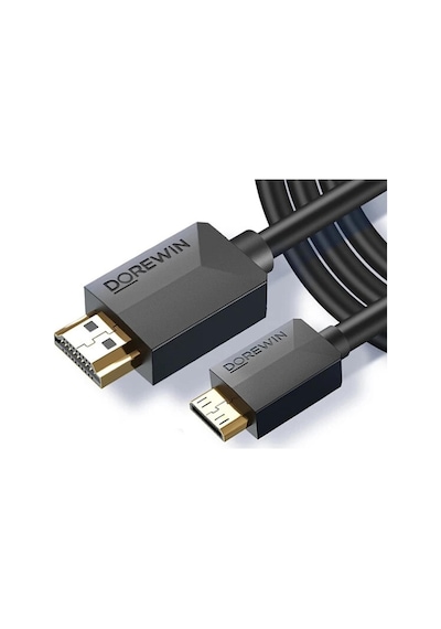 Micro Hdmı To Hdmı Kablo 1.5 Metre Altın Uçlu Yüksek Hızlı 1080p 4k Destekli Görüntü Ve Ses Aktarım Kablosu Kam Diğer