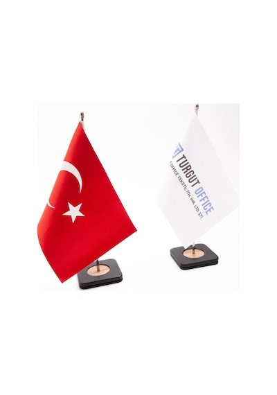 Turgut Office Masaüstü İkili Bayrak Seti