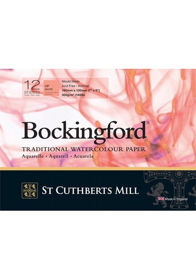 Bockingford Traditional Sulu Boya Defteri Hot Pressed 300G 12 Yap N11.3646