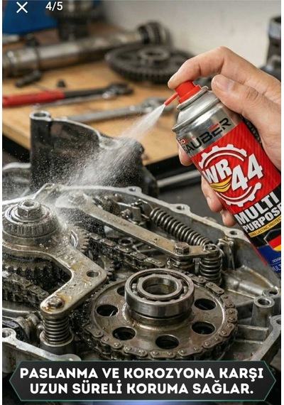 Pro Sauber Wr44 Çok Amaçlı Yağlayıcı Sprey 200 Ml Pas Sökücü Gıcırdı Keser Koruyucu