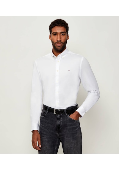 Tommy Hilfiger Erkek Regular Fit Pamuklu Gömlek Beyaz