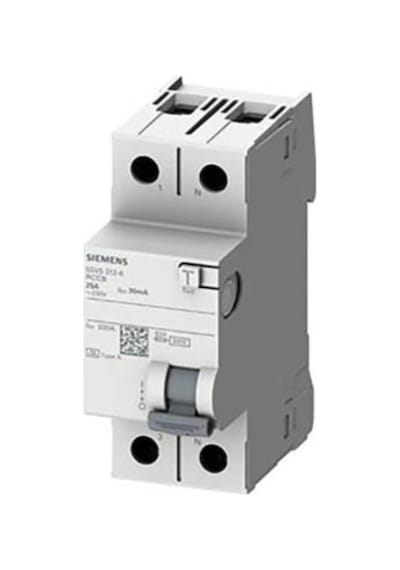 Siemens 5sv5312-6 Kaçak Akım Rölesi 1x25 Amper 30ma Tip-a 1f+n 70mm
